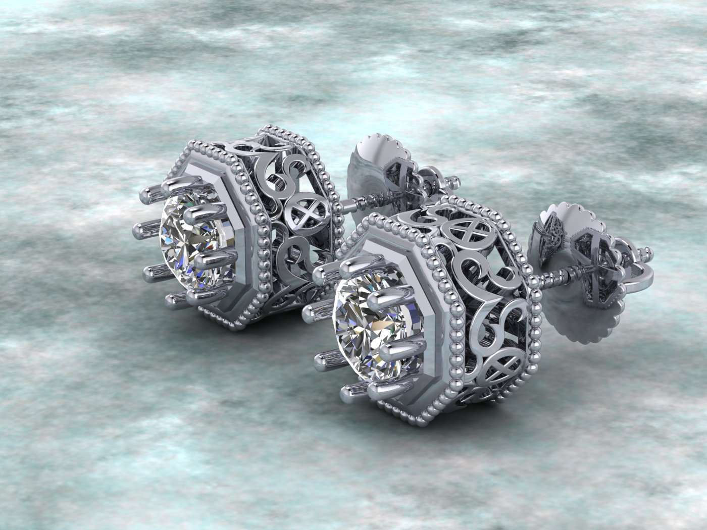 Earrings view 1