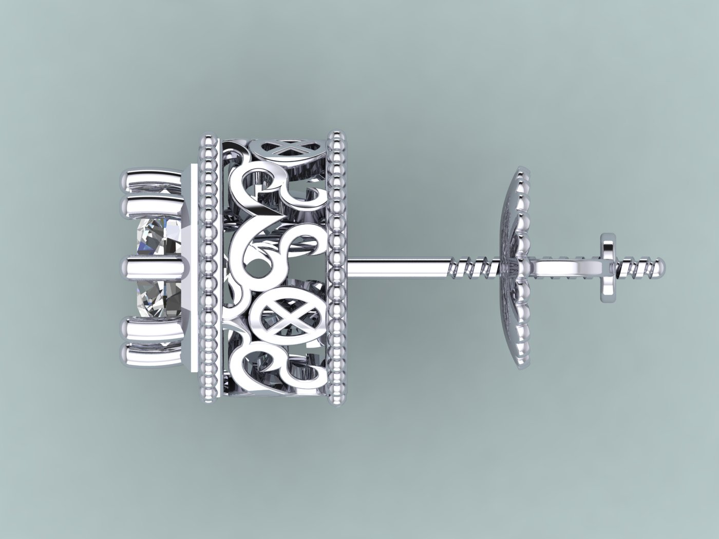Earrings view 2