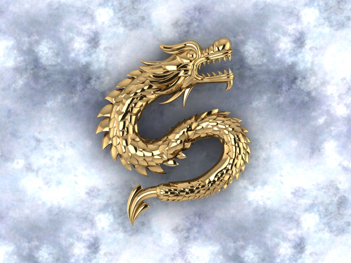 Dragon Pendant view 2