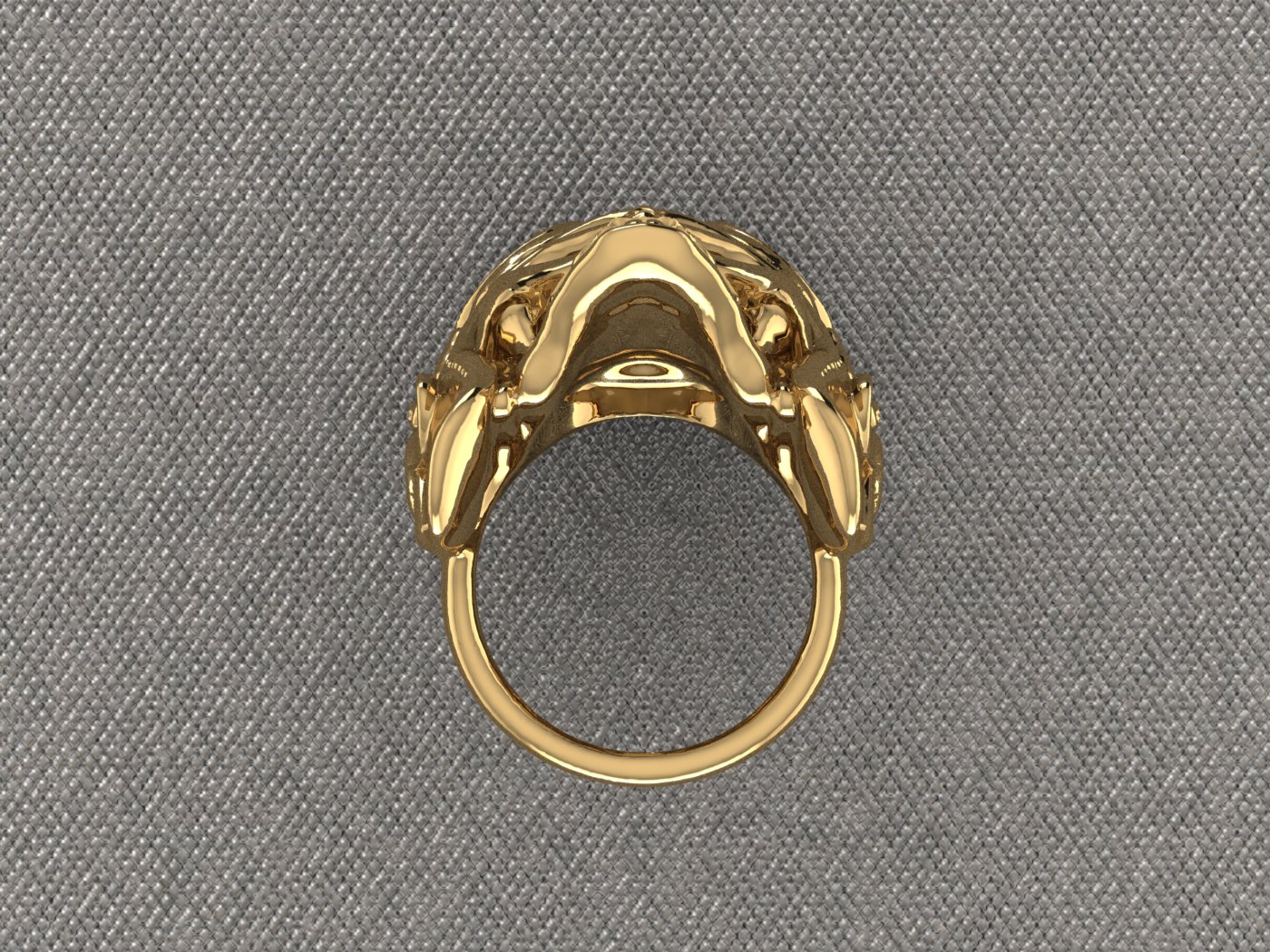 Skull Ring view 3
