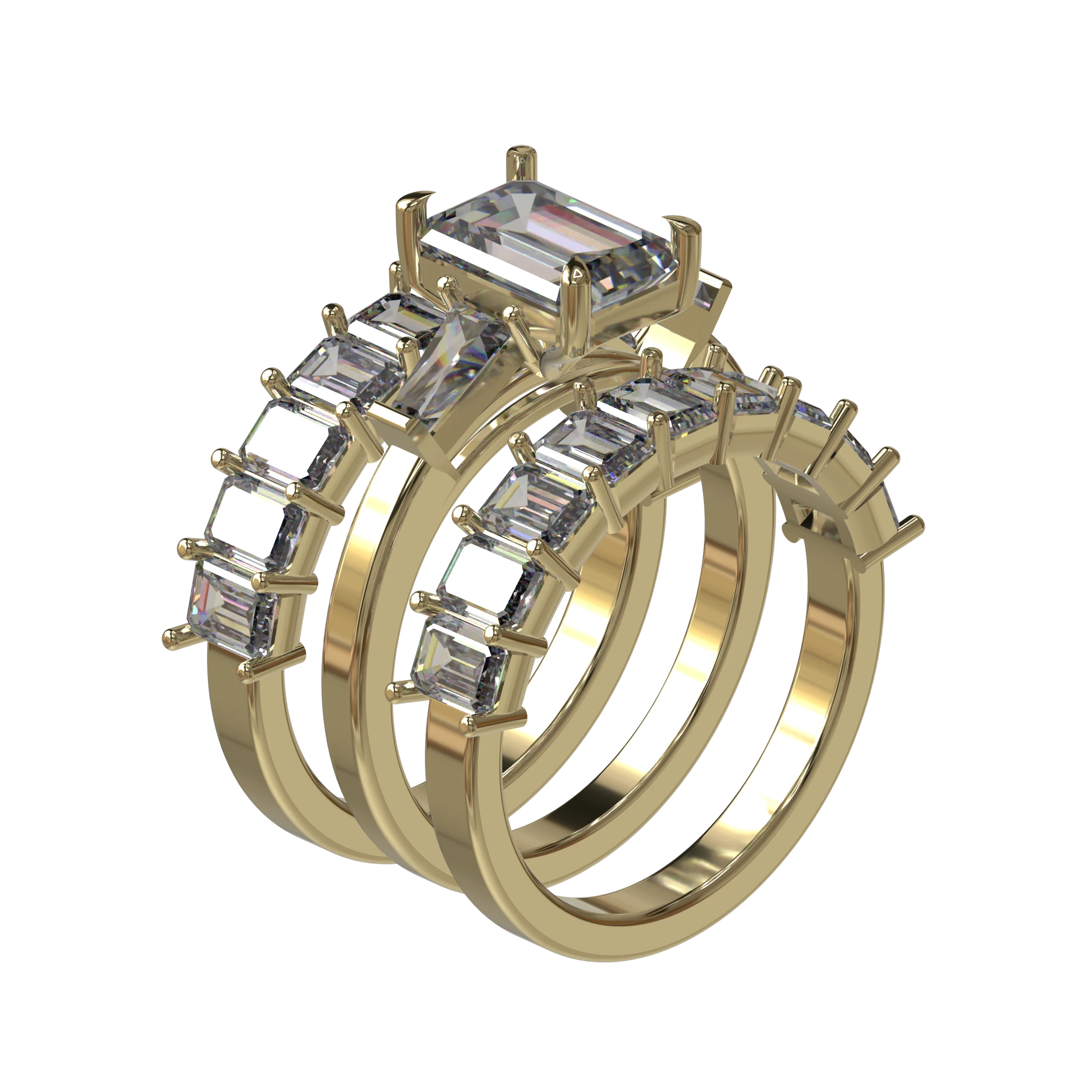 Engagement And Wedding Ring