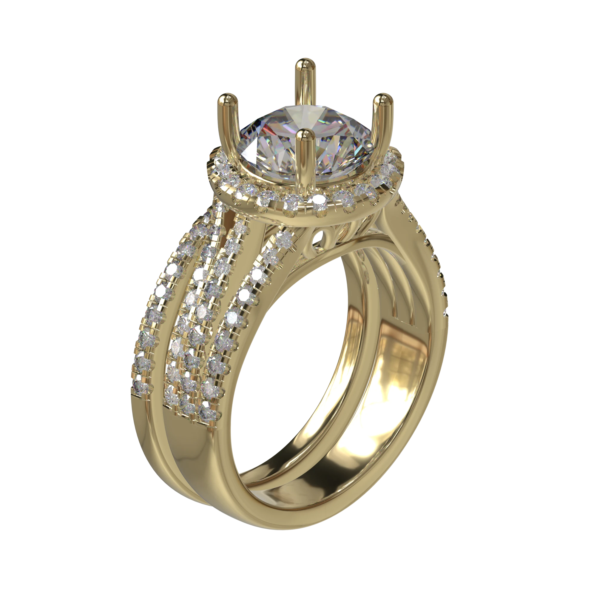 Engagement And Wedding Ring