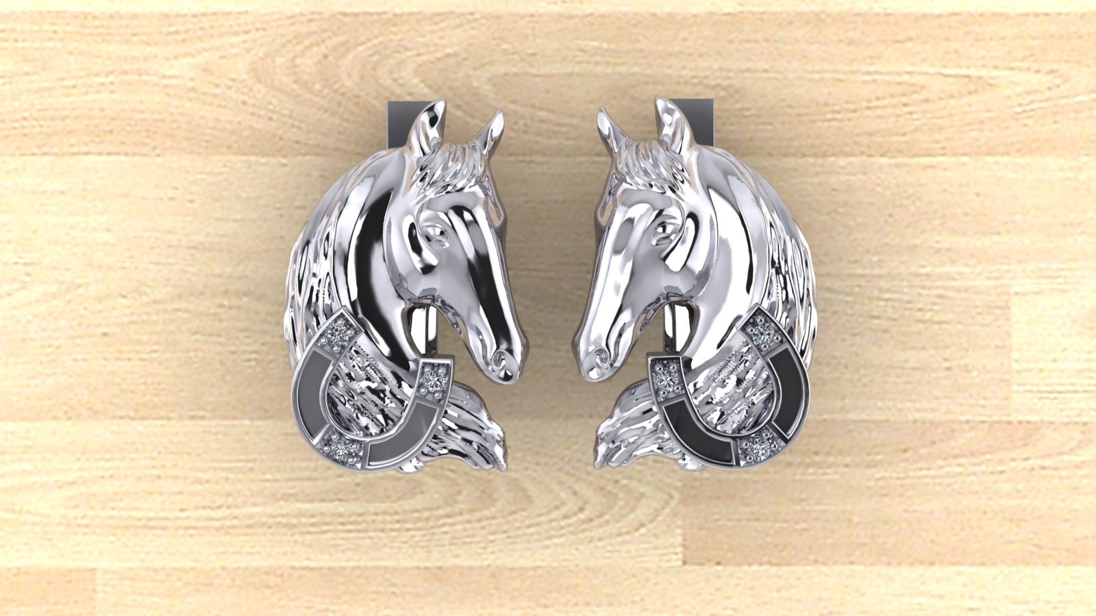 Horse Earrings view 5