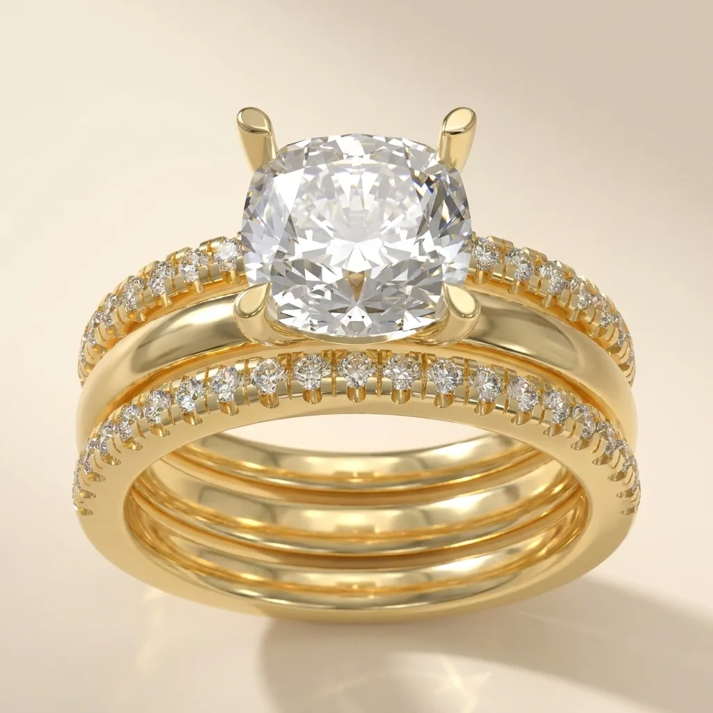 Engagement And Wedding Ring
