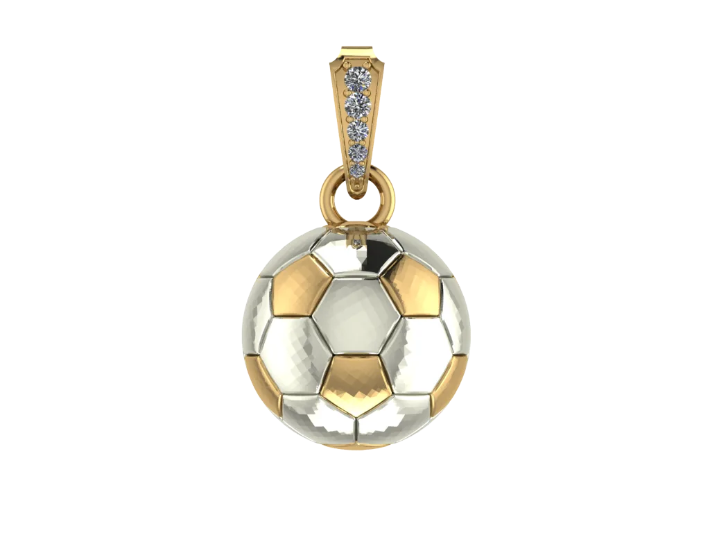 Soccer Ball view 3
