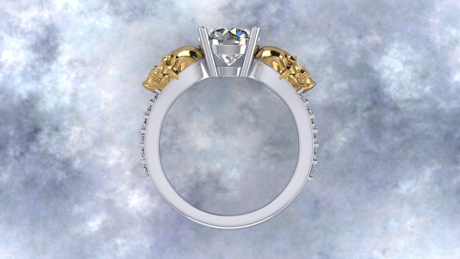 Skull Fancy Ring view 3