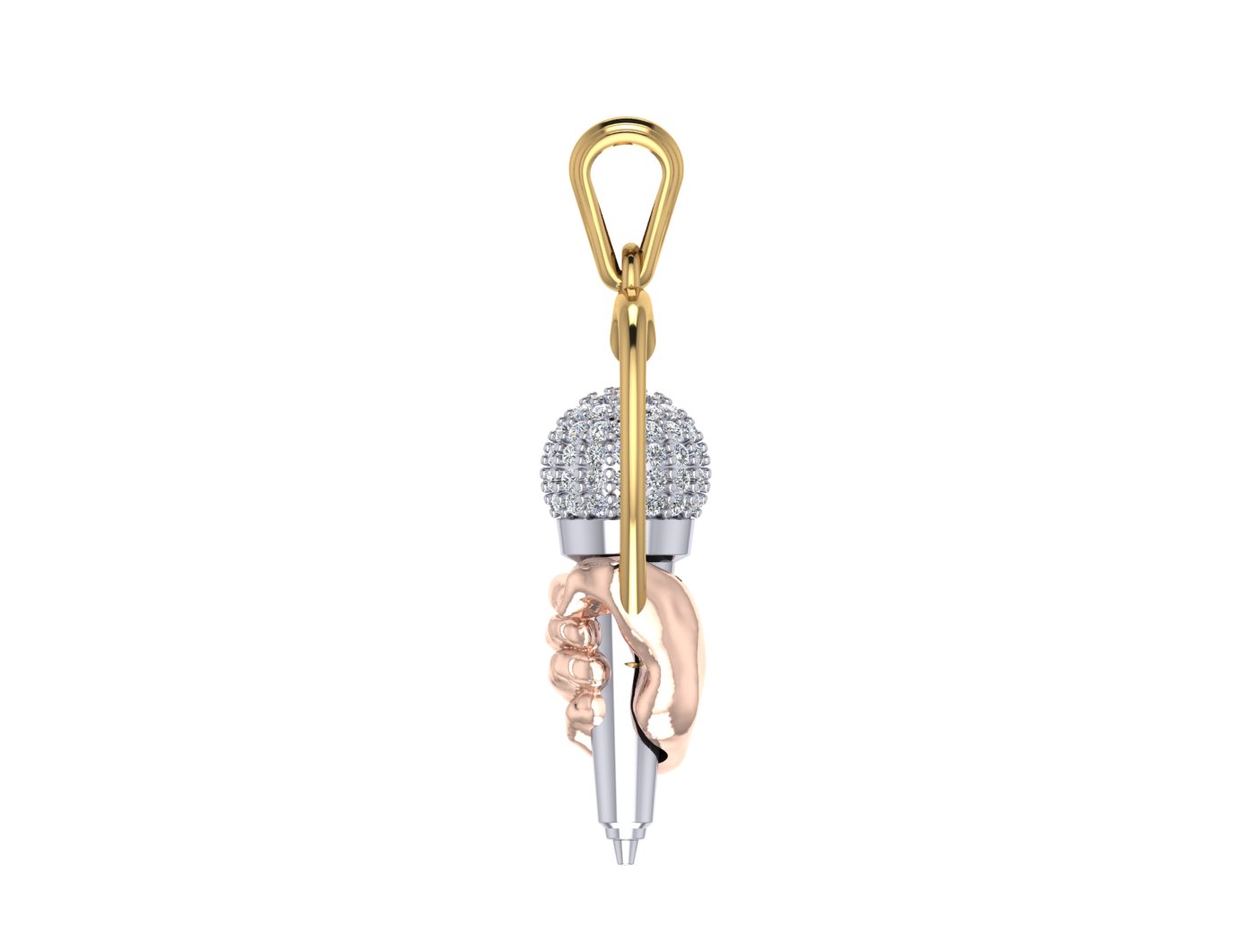 Singer Pendant view 3