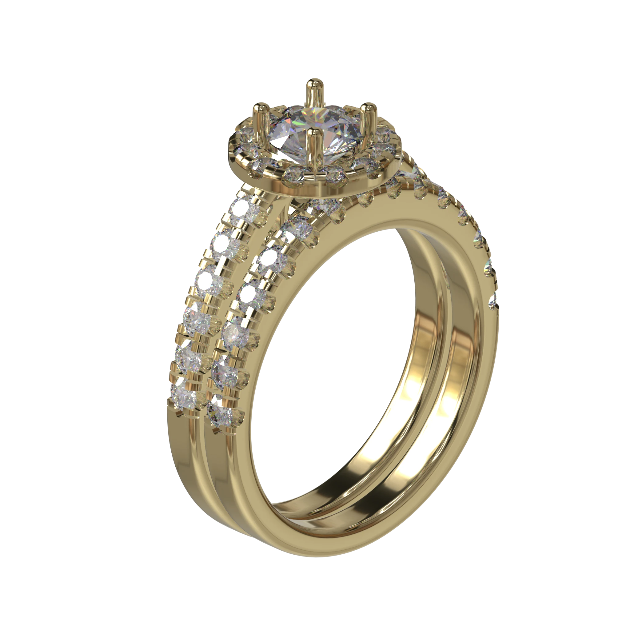 Engagement And Wedding Ring