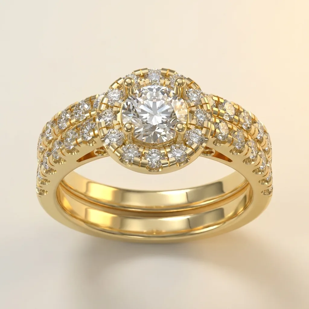 Engagement And Wedding Ring