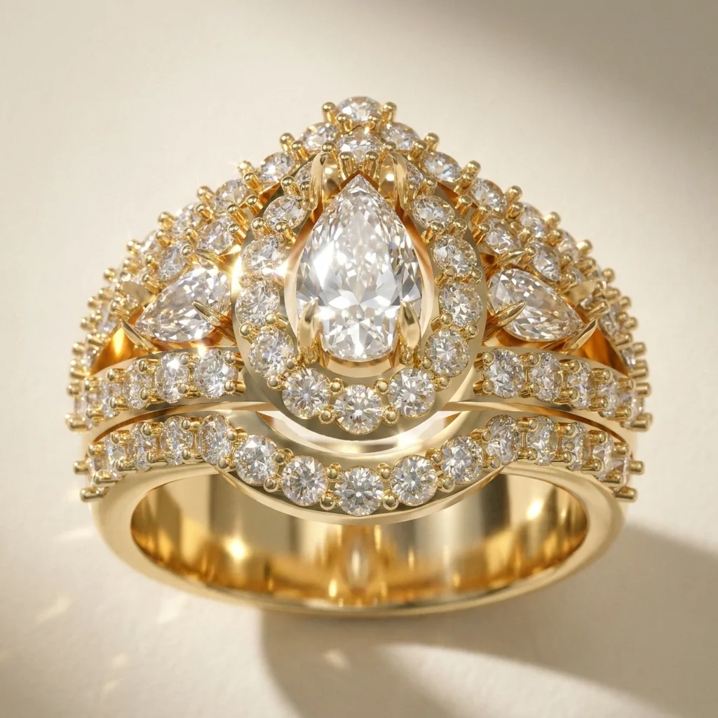 Engagement And Wedding Ring