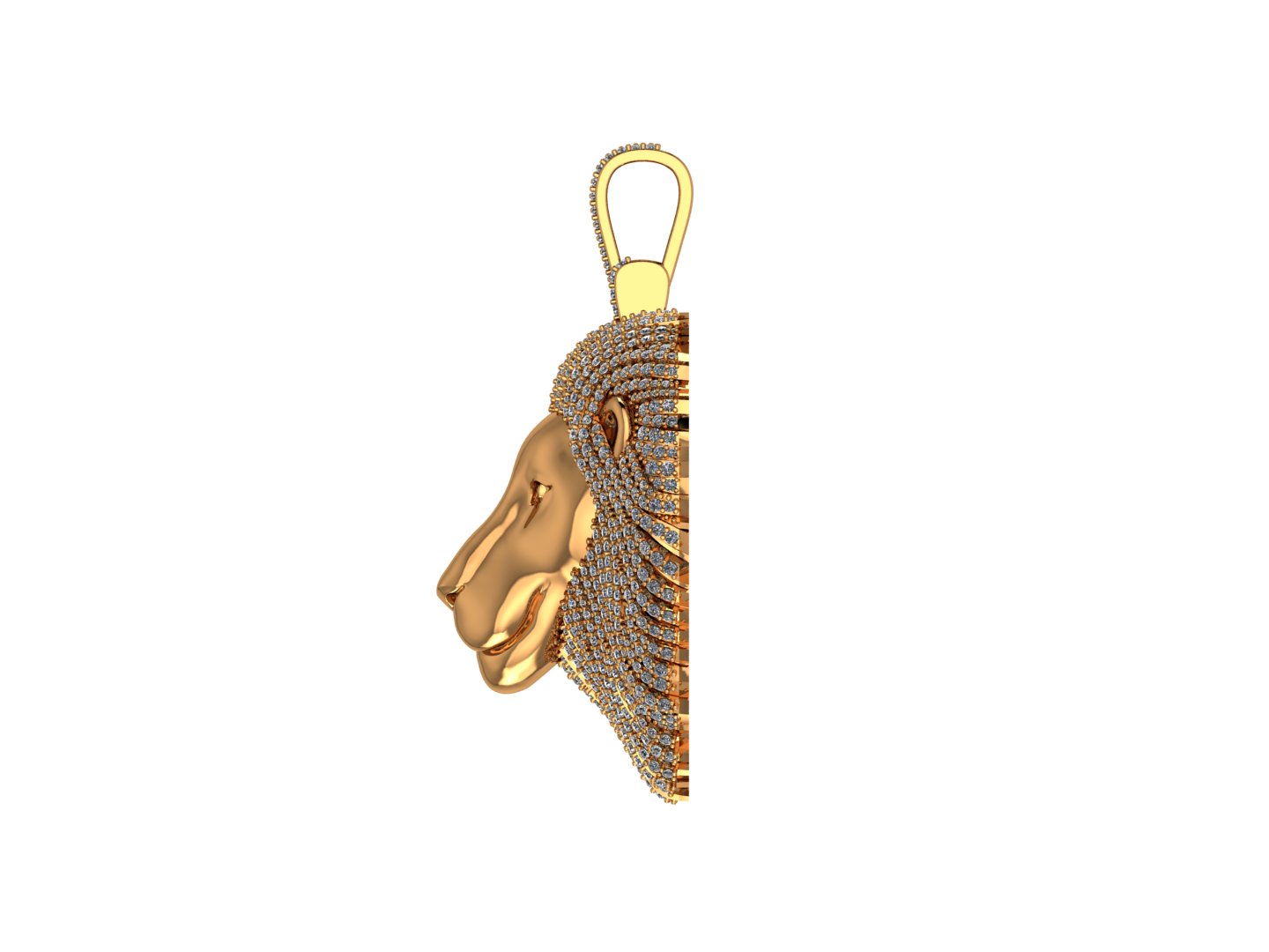Lion Pendant view 4