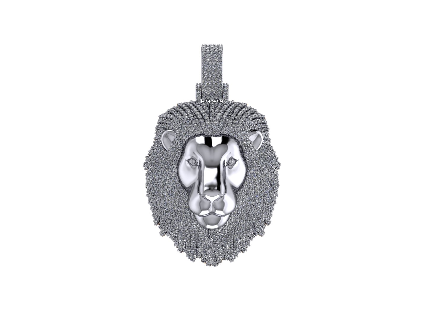 Lion Pendant view 3