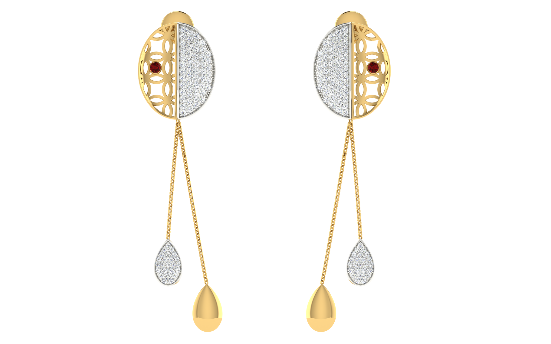 Earrings Pendant Set view 3