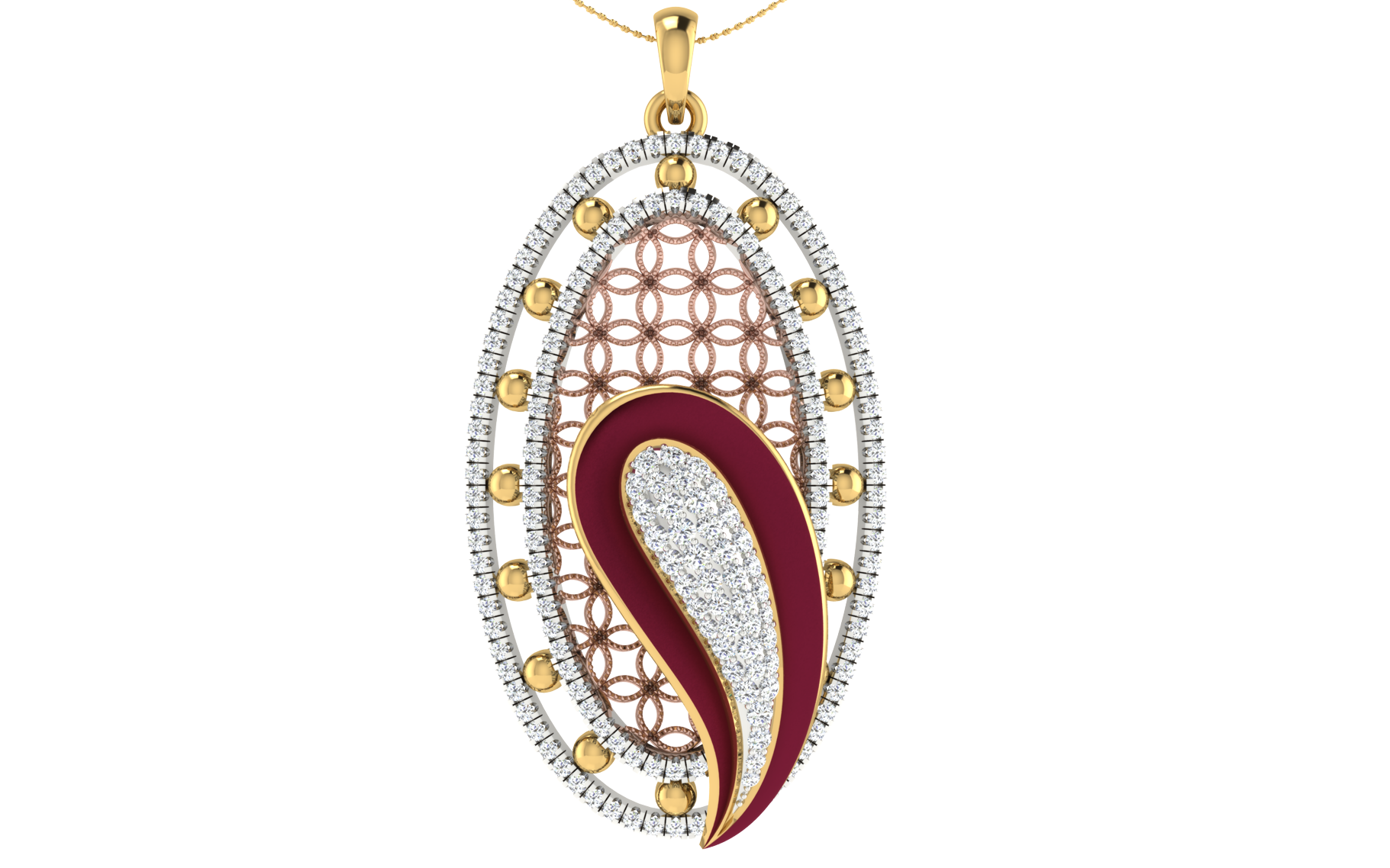 Earring Pendant Set view 4