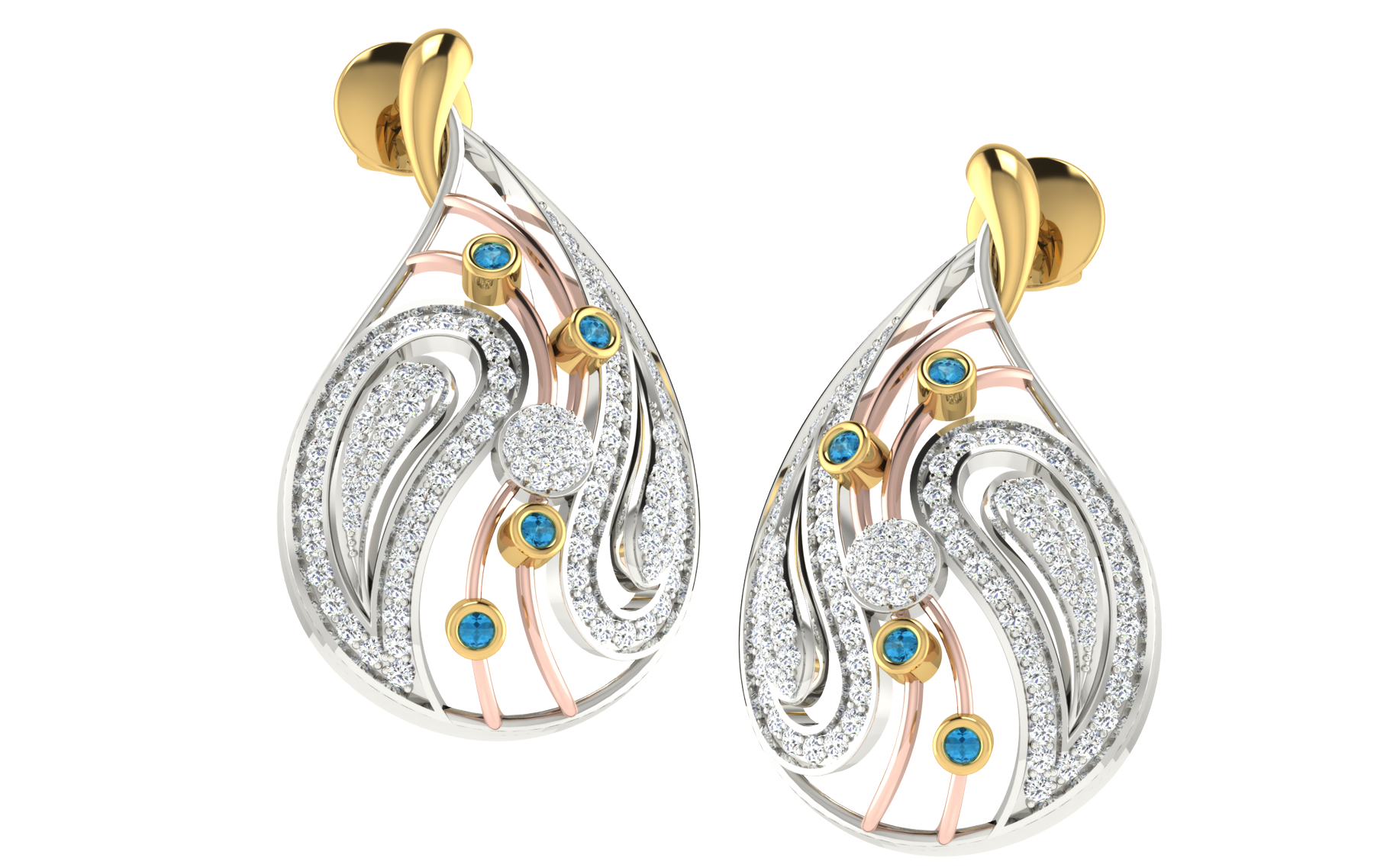 Earring Pendant Set view 2