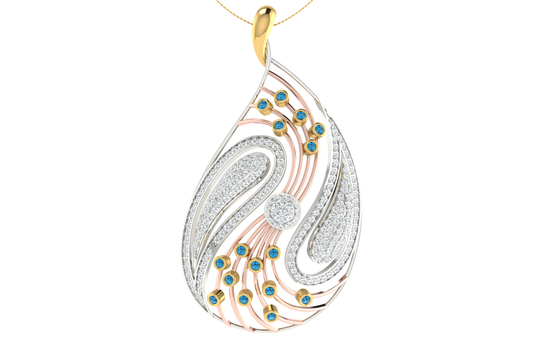 Earring Pendant Set view 3