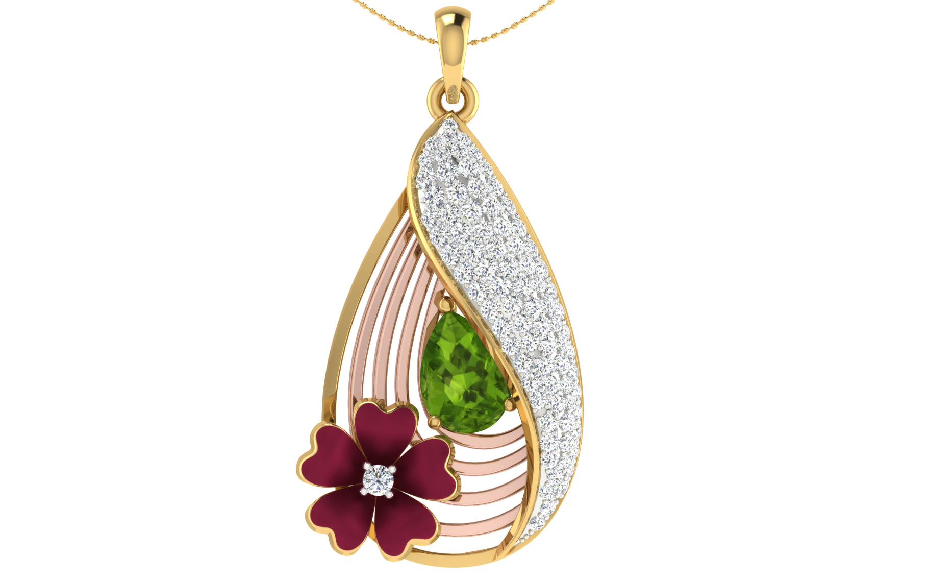 Earring Pendant Set view 4
