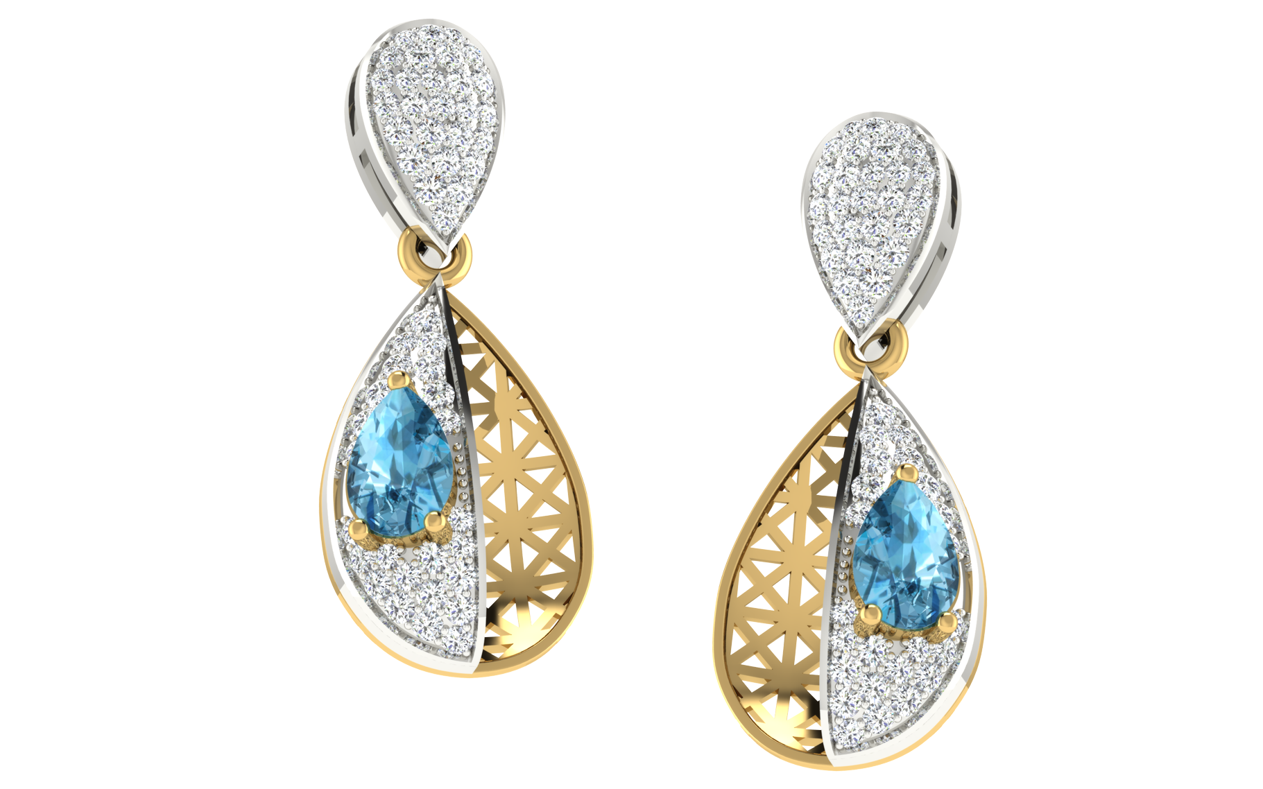 Earring Pendant Set view 2