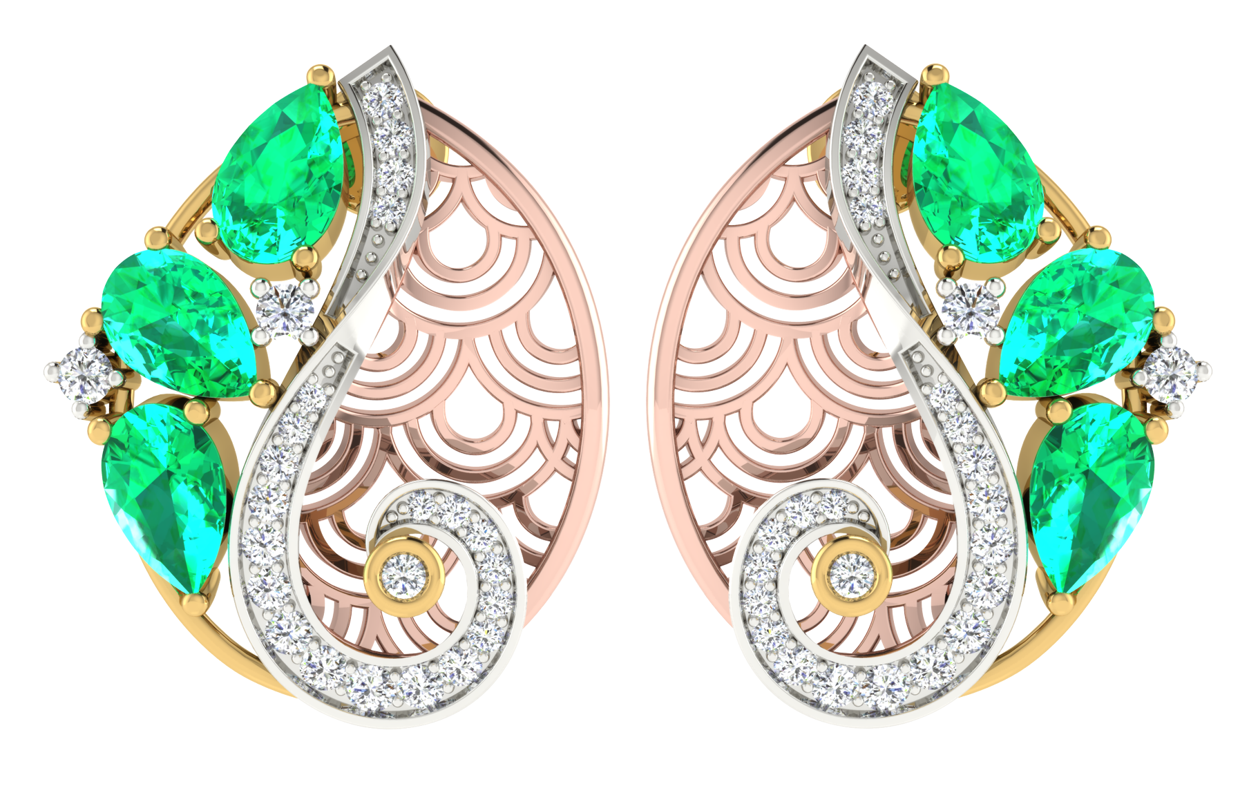 Earring Pendant Set view 3