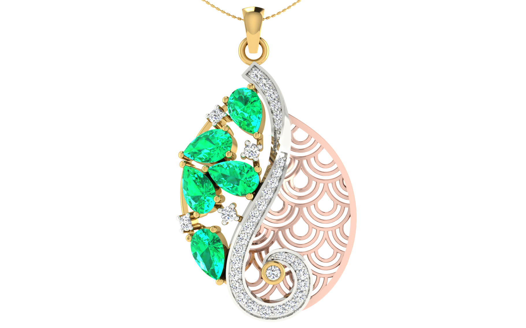 Earring Pendant Set view 4