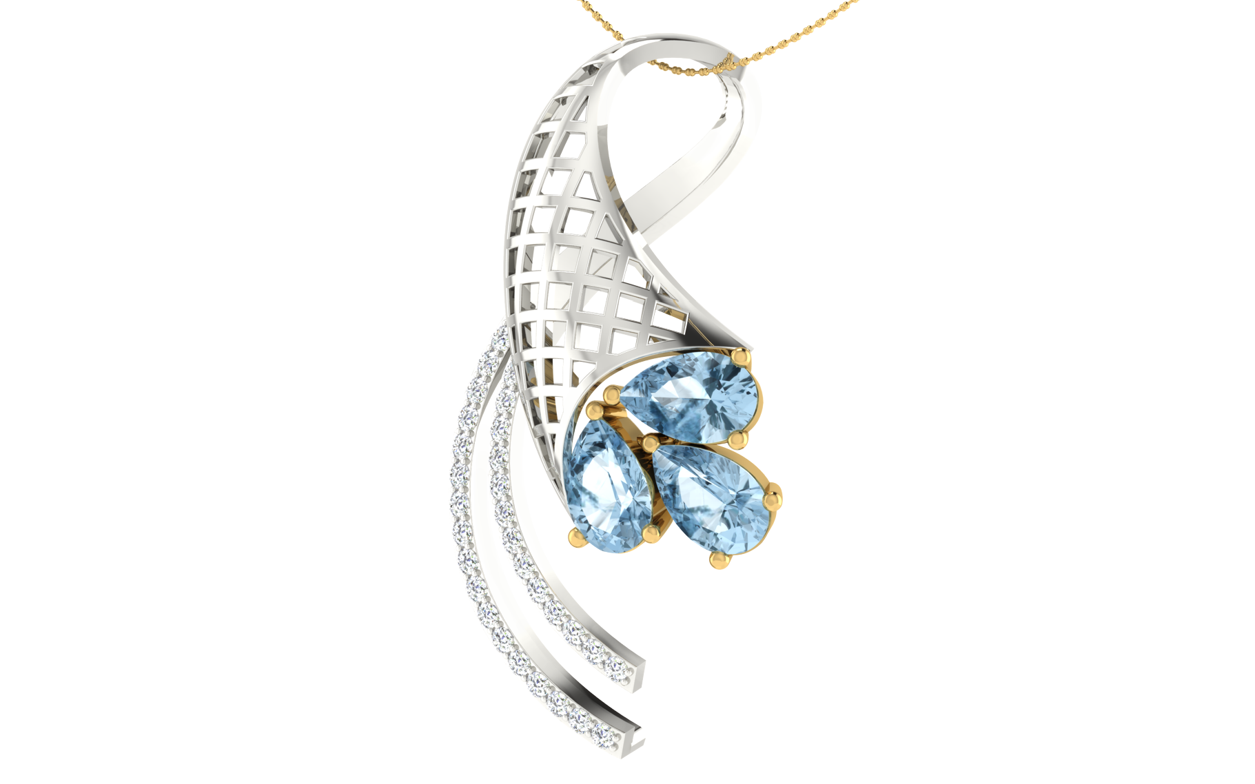 Earring Pendant Set view 4