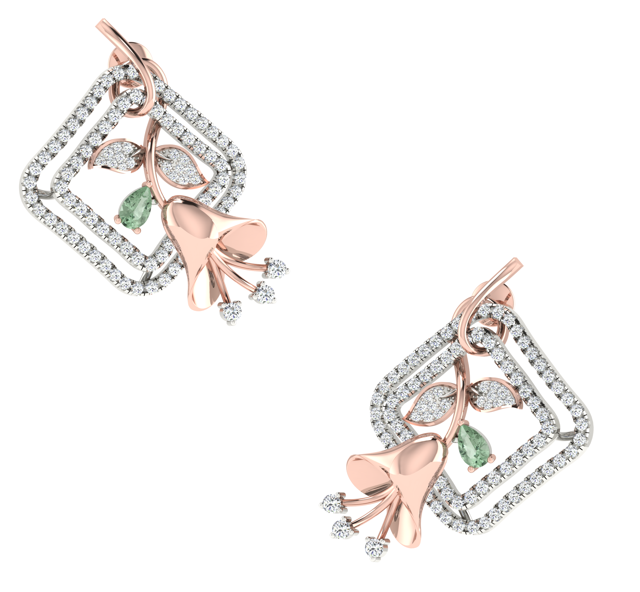 Earring Pendant Set view 2