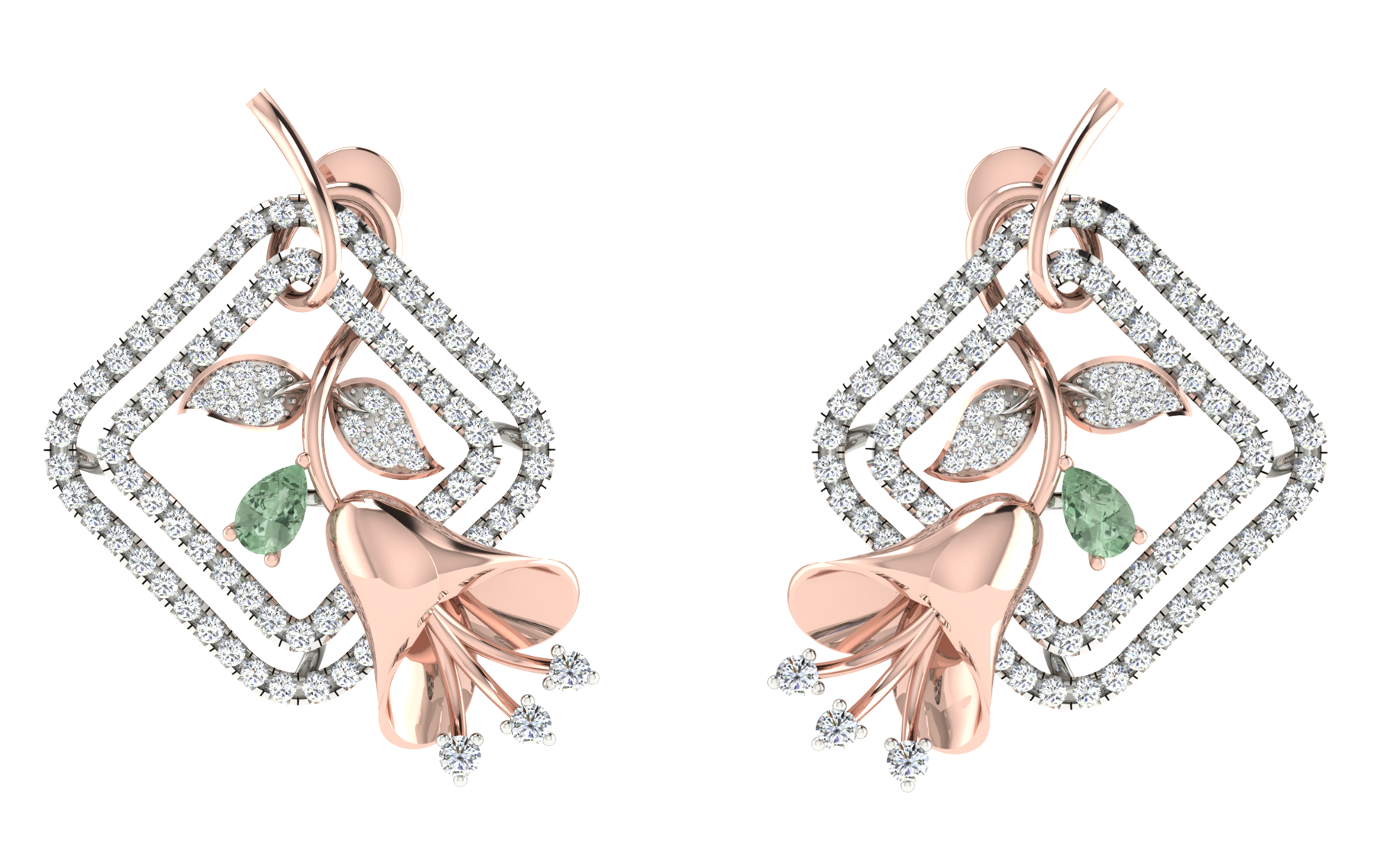 Earring Pendant Set view 4