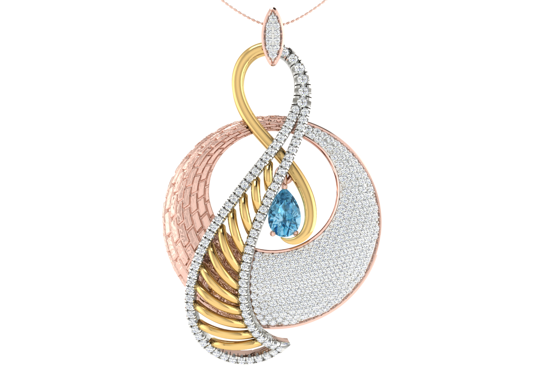Earrings Pendant Set view 3