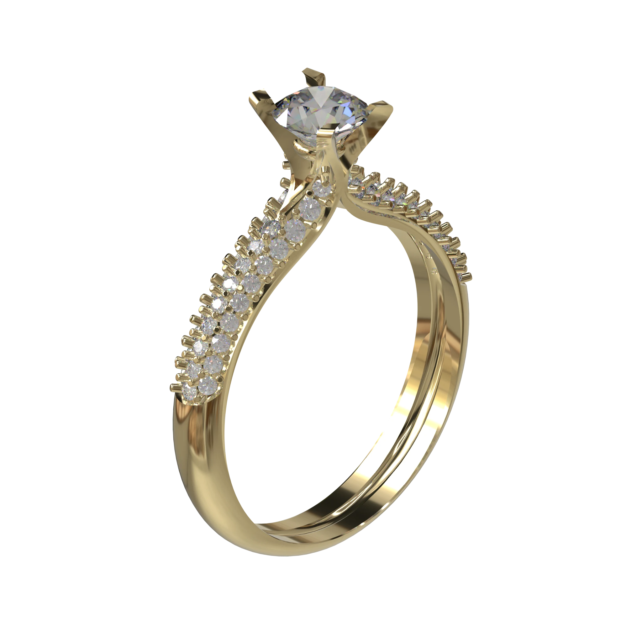 Engamentent Ring view 1