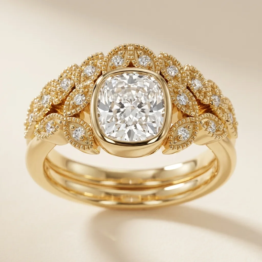 Engagement And Wedding Ring