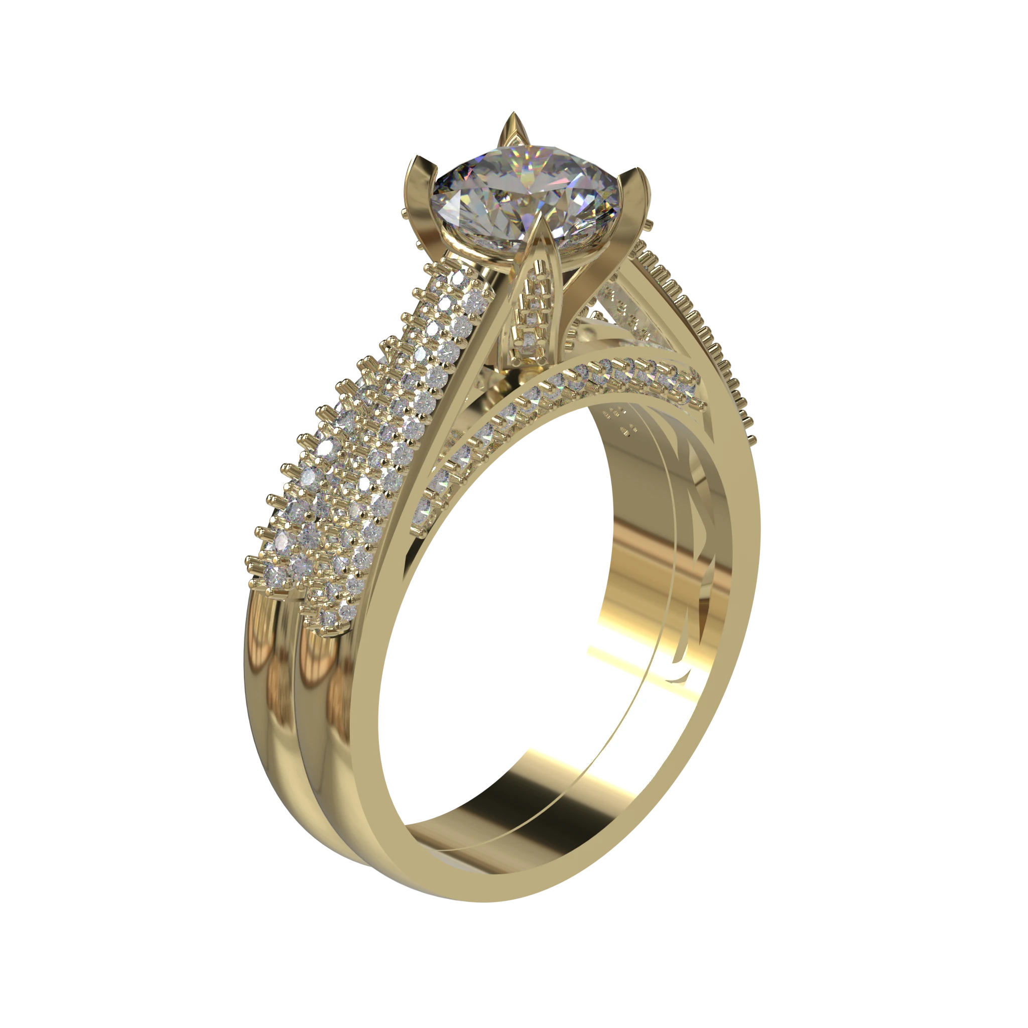Engagement And Wedding Ring