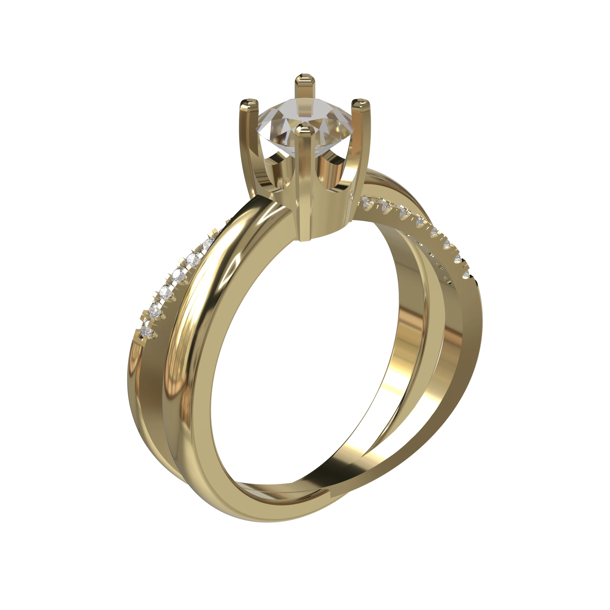 Engagement And Wedding Ring
