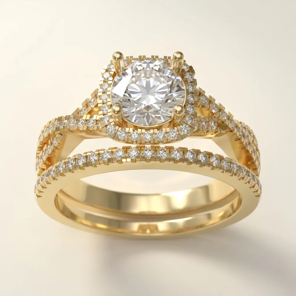 Engagement And Wedding Ring