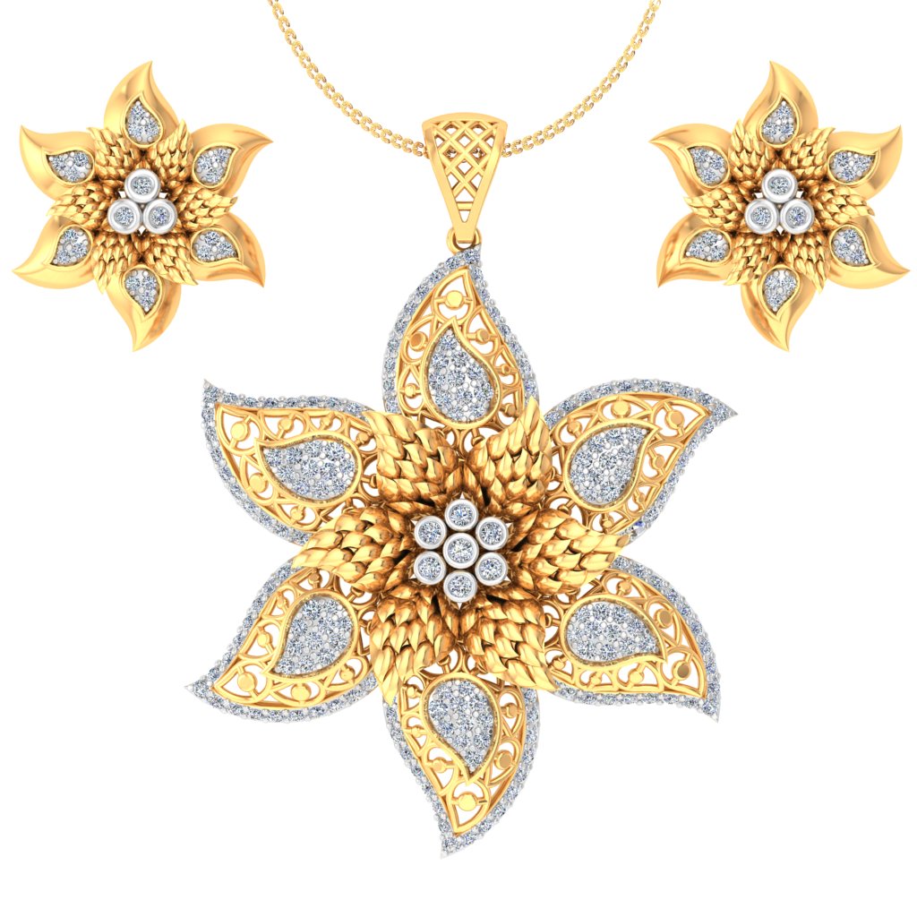 Earrings Pendant Set