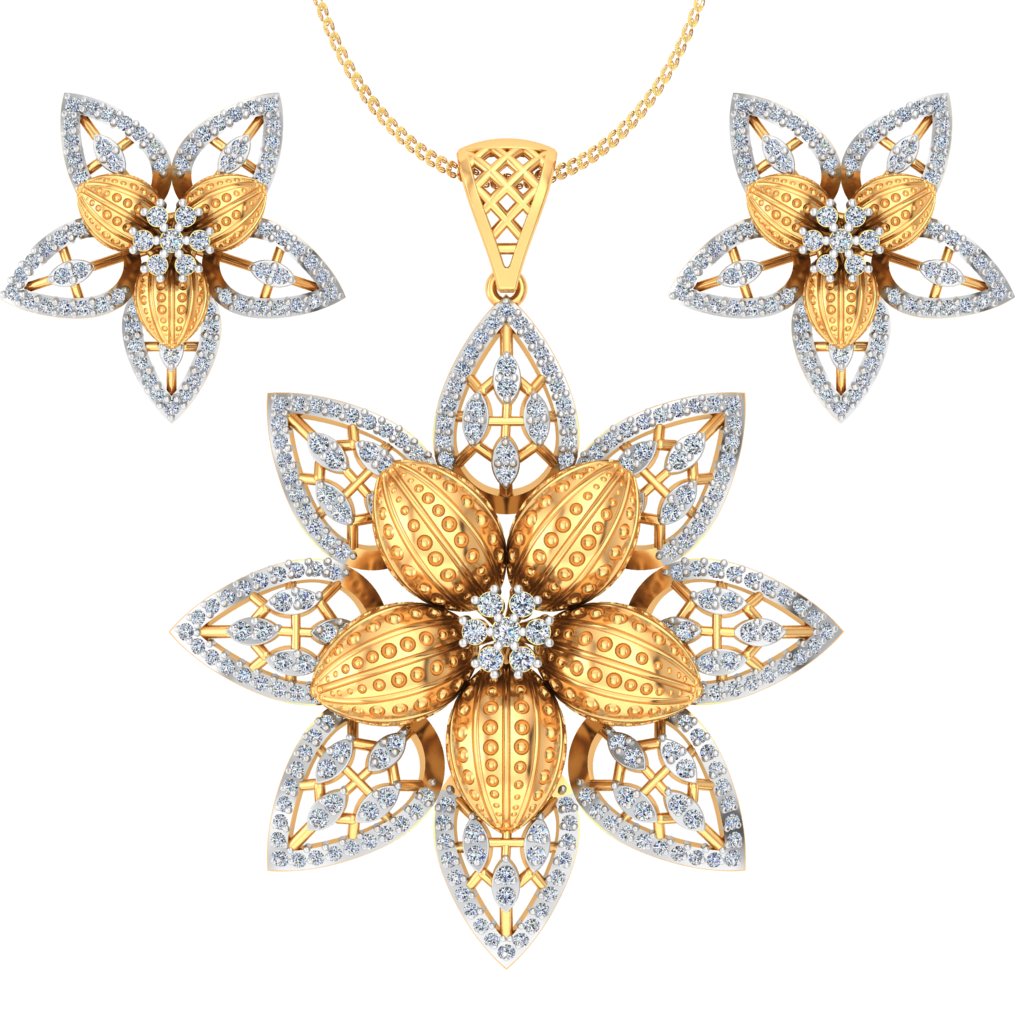 Earrings Pendant Set