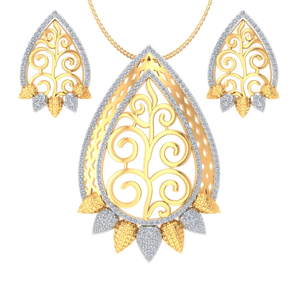 Earrings Pendant Set