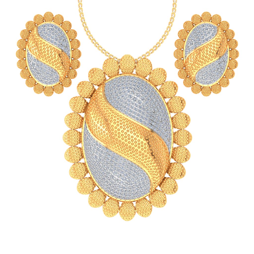 Earrings Pendant Set