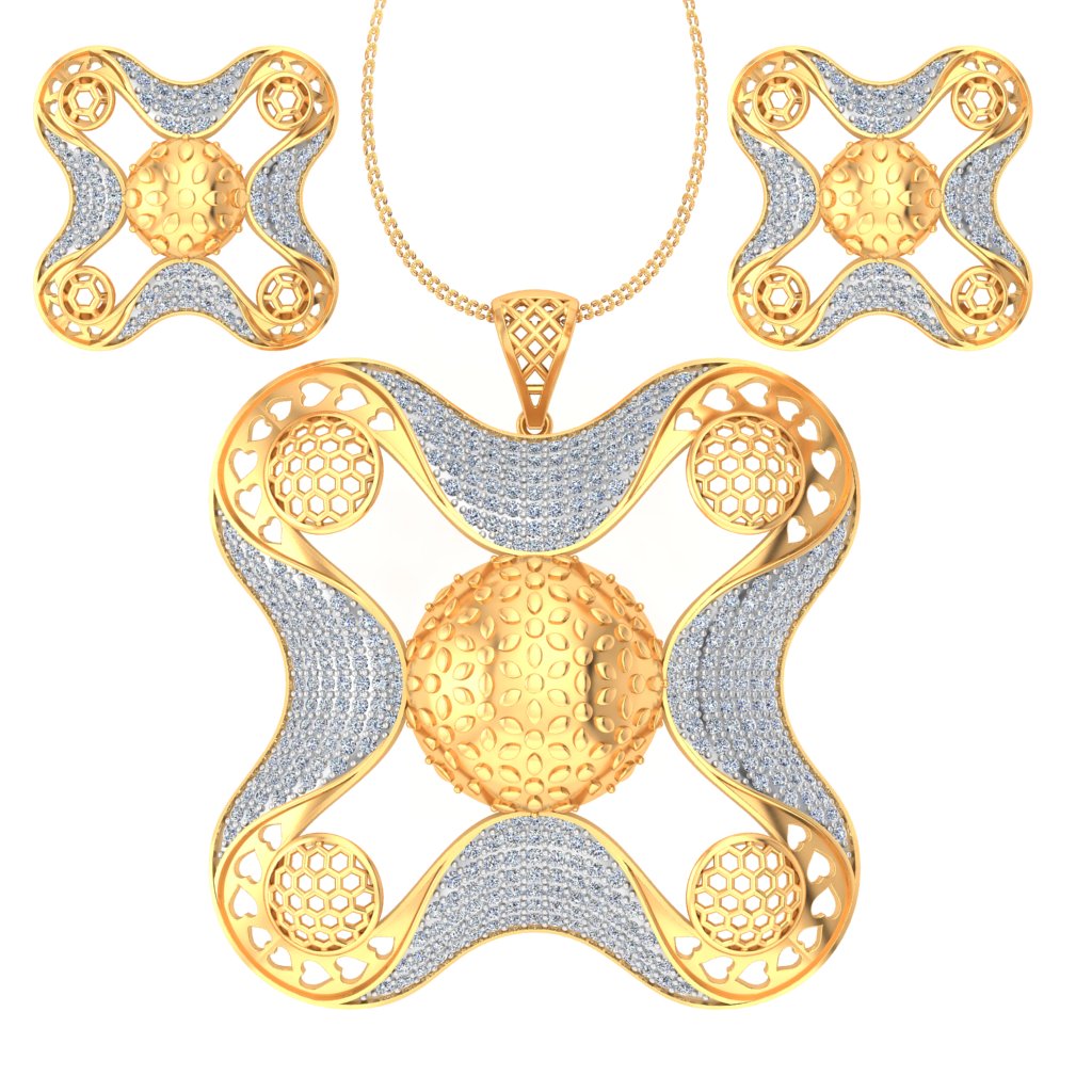 Earrings Pendant Set