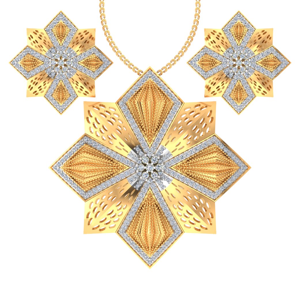 Earrings Pendant Set