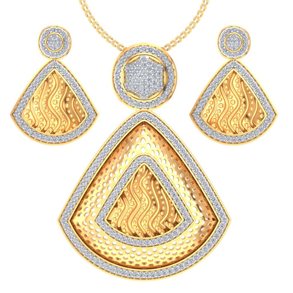 Earrings Pendant Set