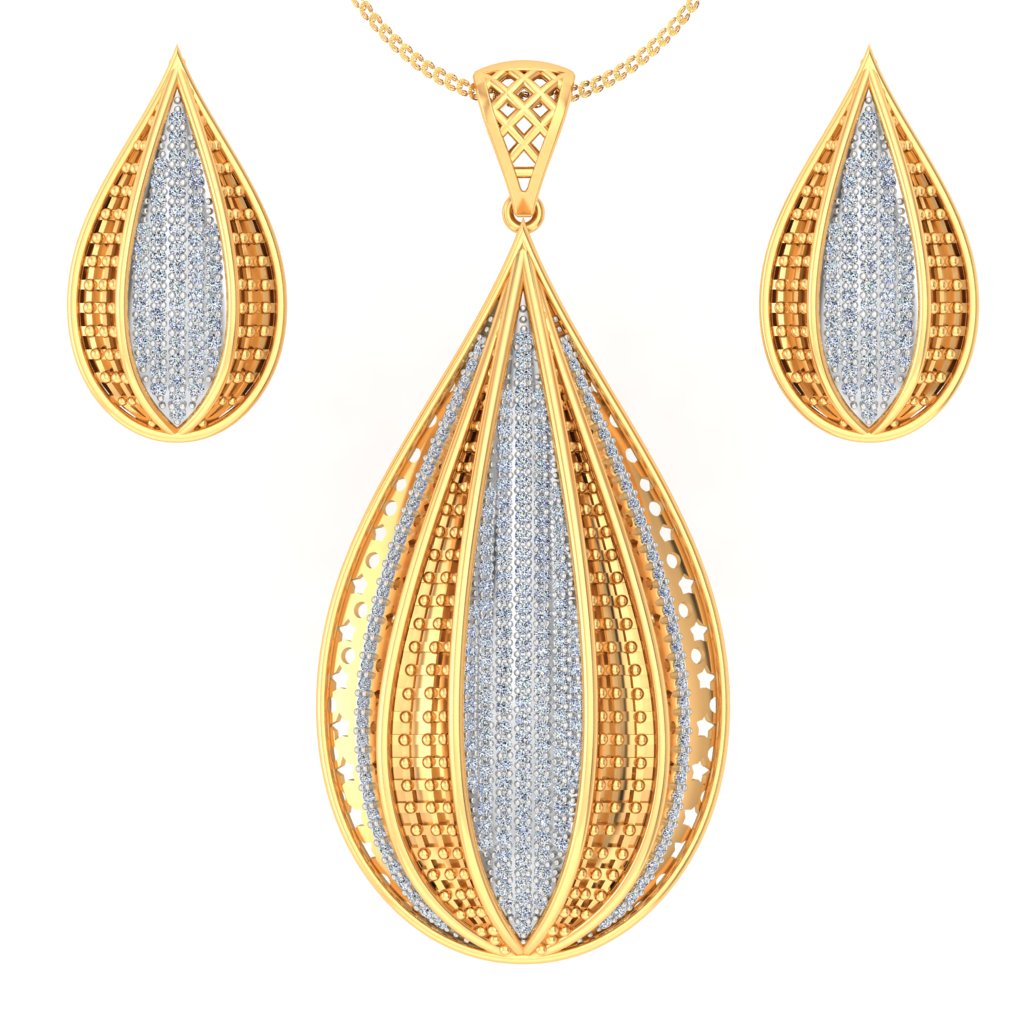 Earrings Pendant Set