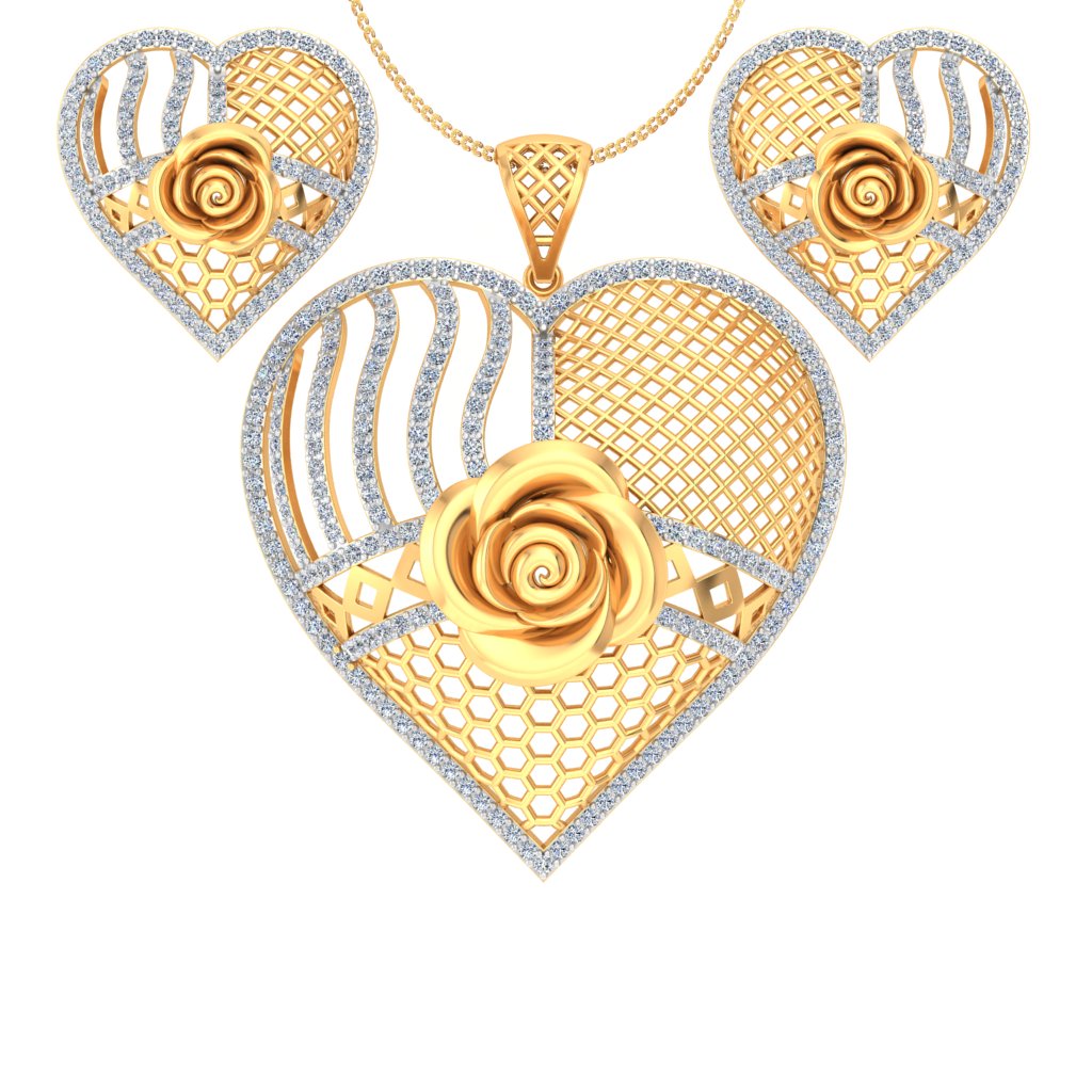 Earrings Pendant Set