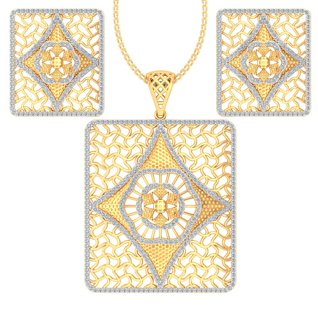 Earrings Pendant Set