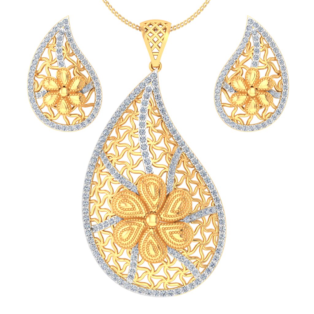 Earrings Pendant Set