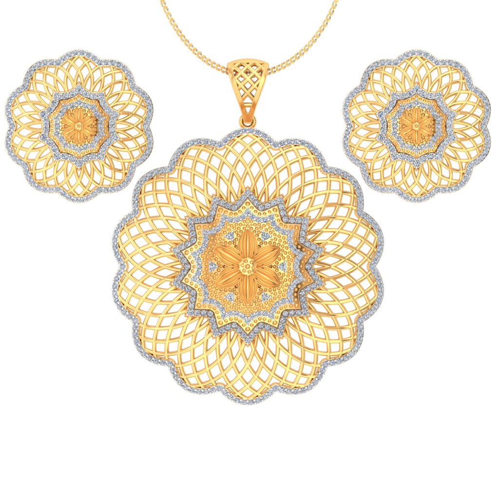 Earrings Pendant Set