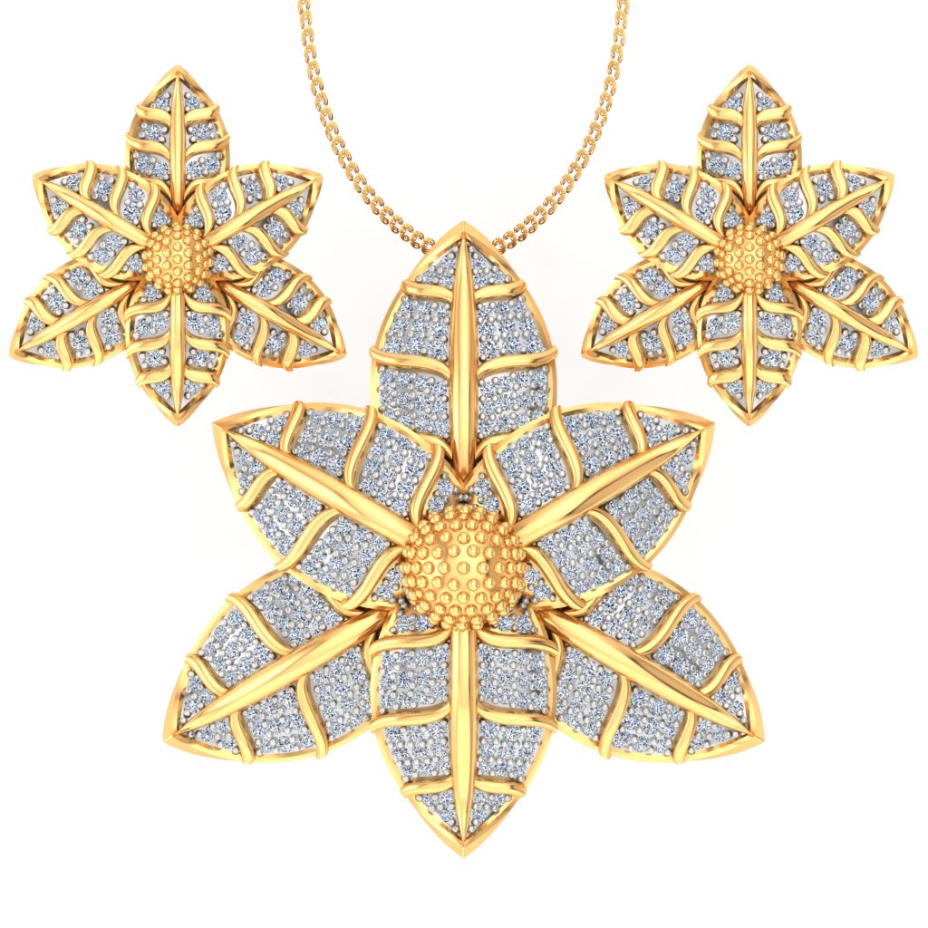 Earrings Pendant Set