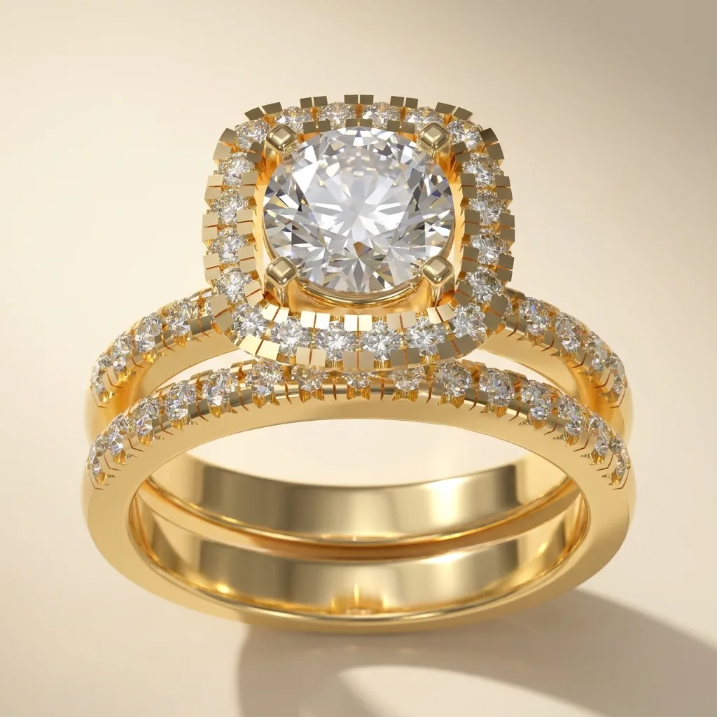 Engagement And Wedding Ring
