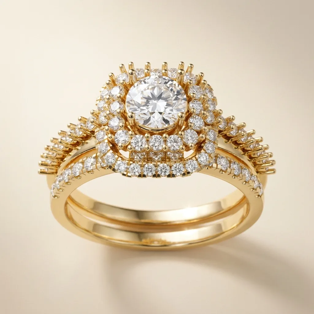 Engagement And Wedding Ring