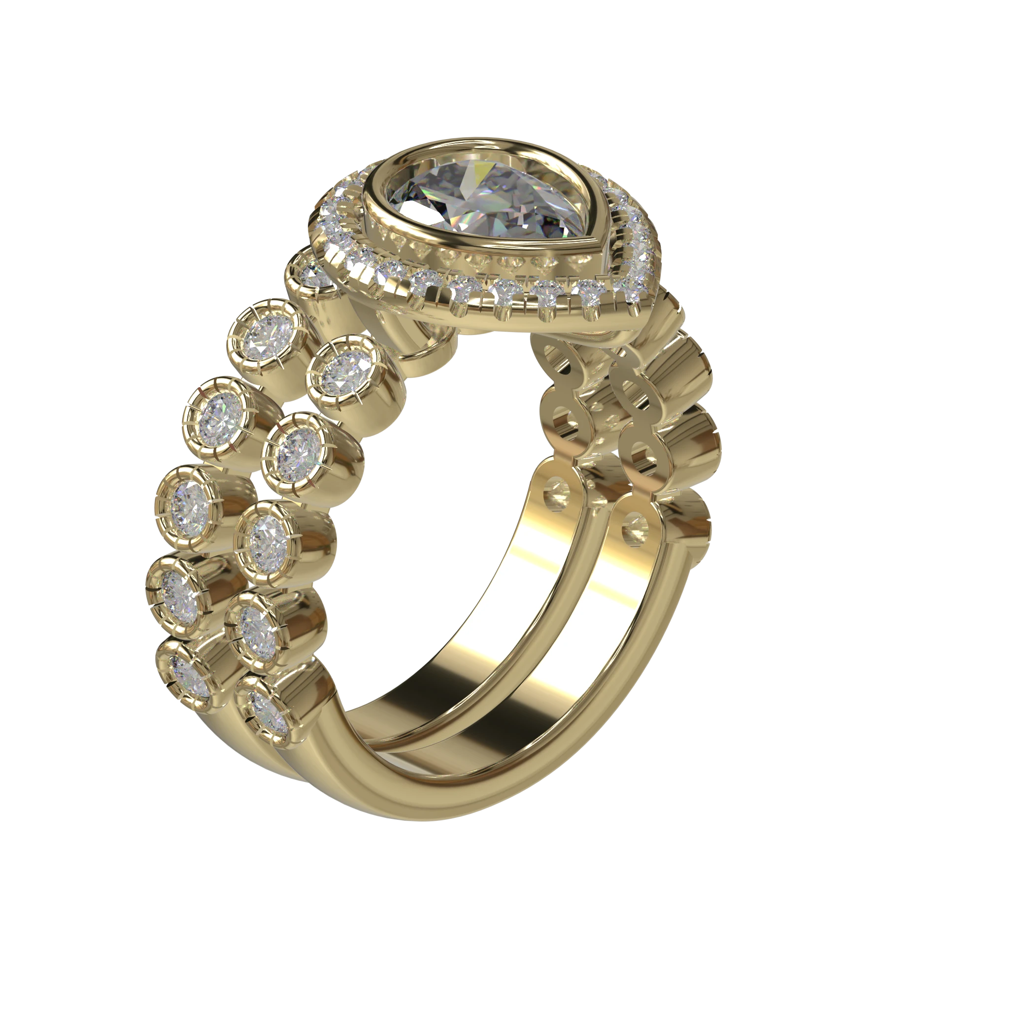 Engagement And Wedding Ring
