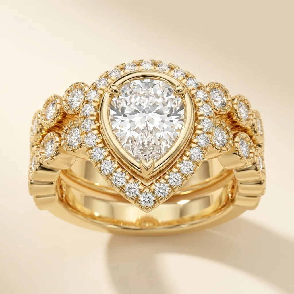 Engagement And Wedding Ring